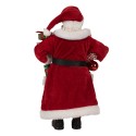 Clayre & Eef Figure de Noël Père Noël 27 cm Rouge Plastique