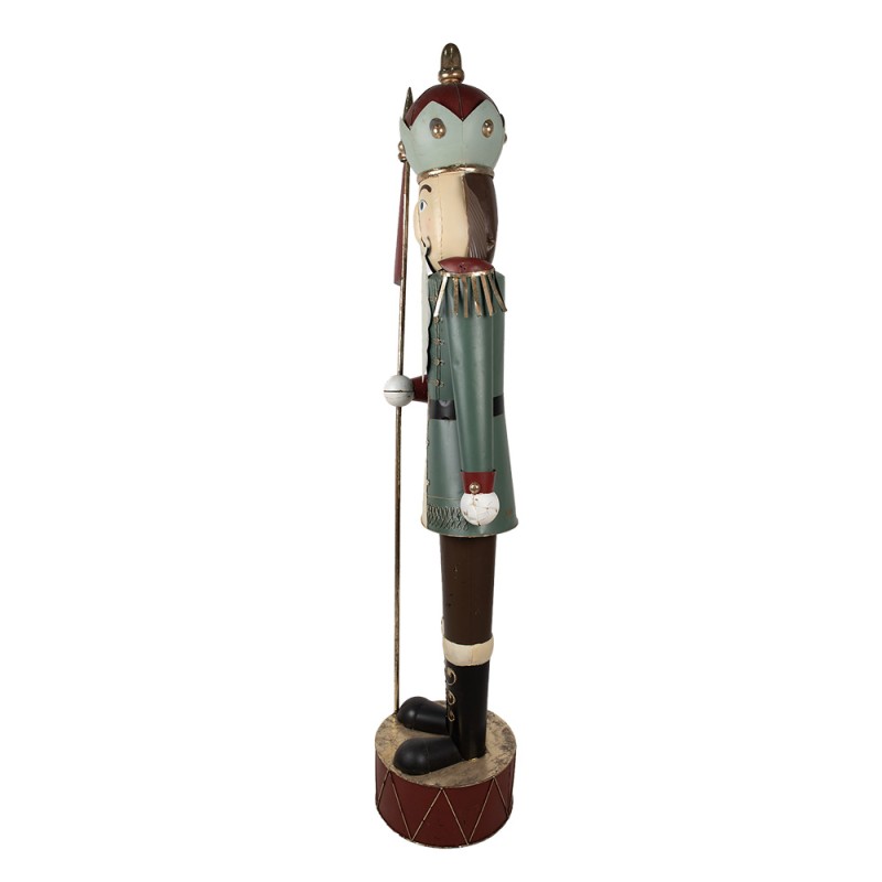 Clayre & Eef Figurine Nutcracker 203 cm Green Metal