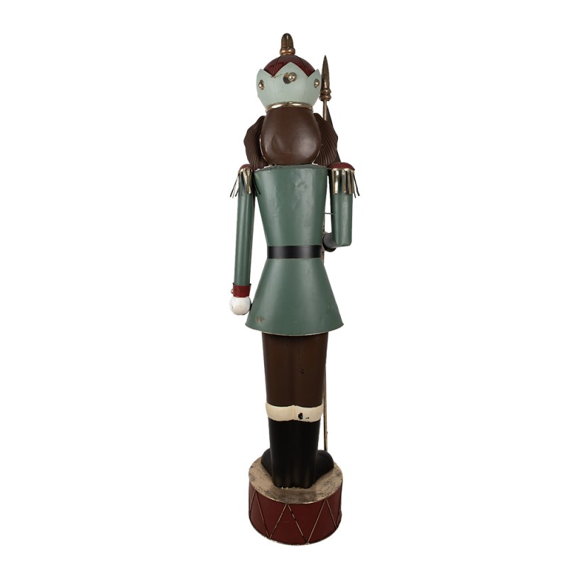 Clayre & Eef Figurine Nutcracker 203 cm Green Metal