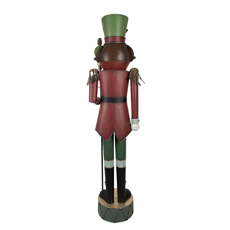 Clayre & Eef Figurine Casse-noisette 202 cm Rouge Métal