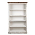 Clayre & Eef Boekenkast 120x36x195 cm Wit Hout