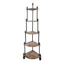 Clayre & Eef Scaffale  45x45x184 cm Marrone Legno Metallo