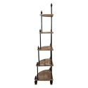 Clayre & Eef Scaffale  45x45x184 cm Marrone Legno Metallo