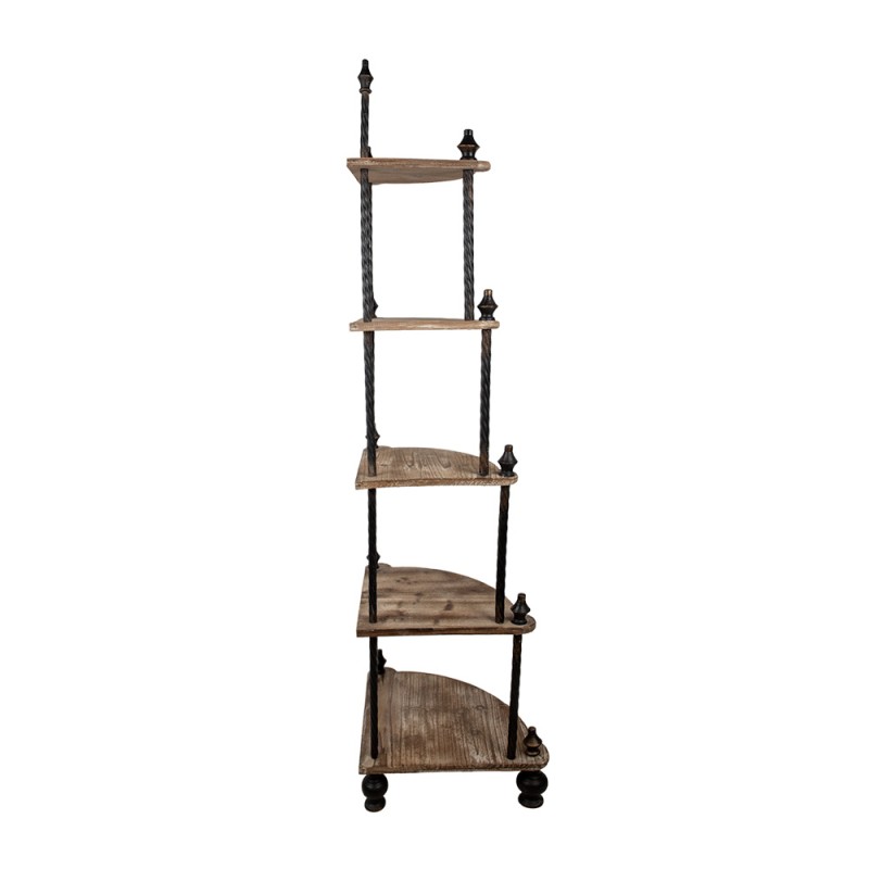 Clayre & Eef Scaffale  45x45x184 cm Marrone Legno Metallo