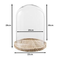 Clayre & Eef Stolp  Ø 23x29 cm Glas Rond