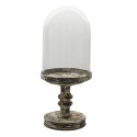 Clayre & Eef Stolp  Ø 21x49 cm Metaal Glas Rond