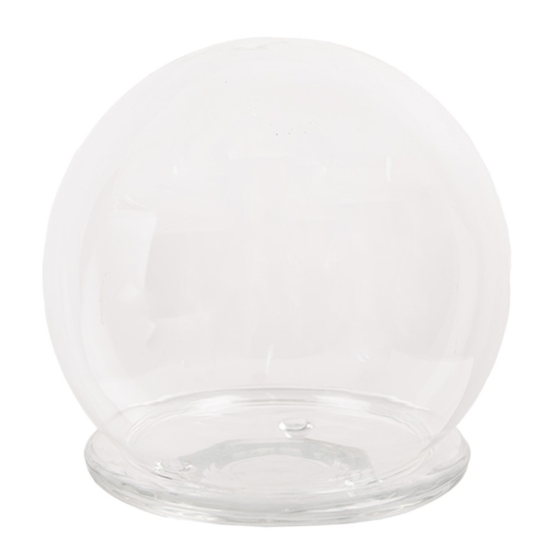 Clayre & Eef Stolp  Ø 12x12 cm Transparant Glas Rond