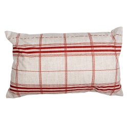 Clayre & Eef Housse de coussin 30x50 cm Beige Polyester Cerf