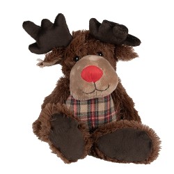 Clayre & Eef Knuffel Rendier 35 cm Bruin Pluche