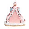 Clayre & Eef Gingerbread house 16x13x15 cm Pink Plastic