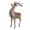 Clayre & Eef Figurine décorative Cerf 42 cm Marron Plastique