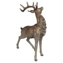 Clayre & Eef Figurine décorative Cerf 42 cm Marron Plastique