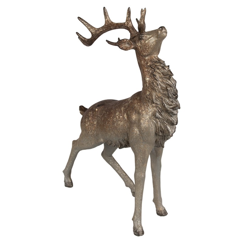 Clayre & Eef Decorative Figurine Deer 42 cm Brown Plastic