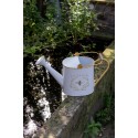 Clayre & Eef Decorative Watering Can 39x13x21 cm White Yellow Metal Bee