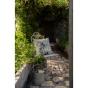 Clayre & Eef Sedia da giardino 47x47x91 cm Bianco Marrone  Ferro