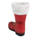 Clayre & Eef Weihnachtsdekorationsfigur Stiefel 32x19x36 cm Rot Keramikmaterial