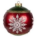 Clayre & Eef Décoration de Noël Sapin de Noël Ø 39x44 cm Rouge Plastique