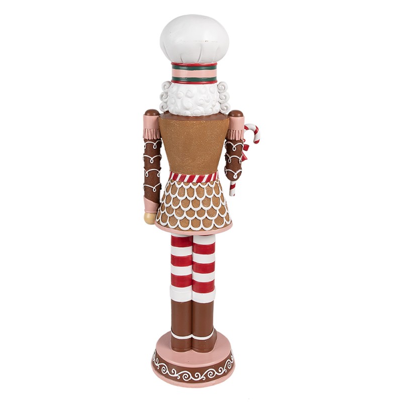 Clayre & Eef Dekorationsfigur Nussknacker 15x12x46 cm Braun Kunststoff