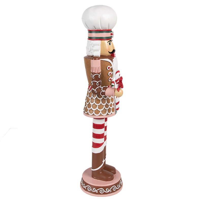 Clayre & Eef Dekorationsfigur Nussknacker 15x12x46 cm Braun Kunststoff