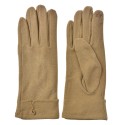 Clayre & Eef Gants d'hiver 9x23 cm Beige Polyester