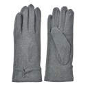 Clayre & Eef Handschoenen Winter 9x23 cm Grijs Polyester