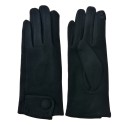 Clayre & Eef Winter Gloves 9x23 cm Black Polyester