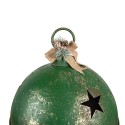 Clayre & Eef Palla di natale Ø 41x51 cm Verde Metallo