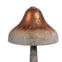 Clayre & Eef Decoration Mushroom Ø 14x27 cm Grey Metal