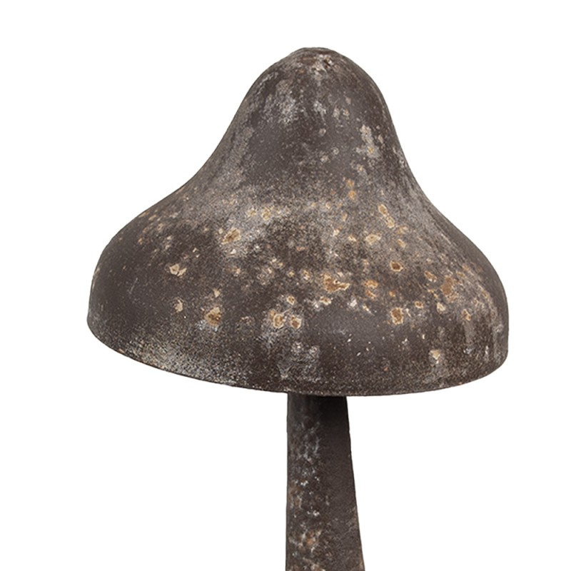 Clayre & Eef Decoration Mushroom Ø 14x27 cm Brown Metal