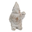 Clayre & Eef Decorative Figurine Gnome 9x8x15 cm White Stone