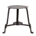 Clayre & Eef Plant Table 18x18x22 cm Black Iron Round