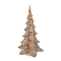 Clayre & Eef Decorazione natalizia con illuminazione a LED Albero di Natale 42 cm Marrone Plastica