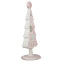 Clayre & Eef Kerstdecoratie Kerstboom 25 cm Roze Kunststof