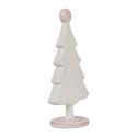 Clayre & Eef Weihnachtsdekoration Weihnachtsbaum 25 cm Rosa Kunststoff