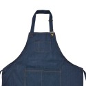 Clayre & Eef Grembiule da cucina 77x68 cm Blu Poliestere