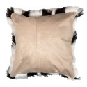 Clayre & Eef Cushion Cover 45x45 cm White Black Polyester Square