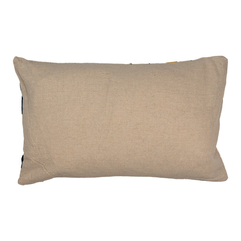 Clayre & Eef Housse de coussin 30x50 cm Beige Polyester Fleurs