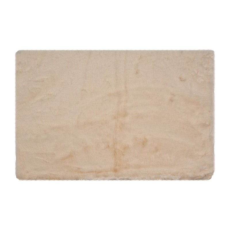 Clayre & Eef Badematte 40x60 cm Beige Polyester