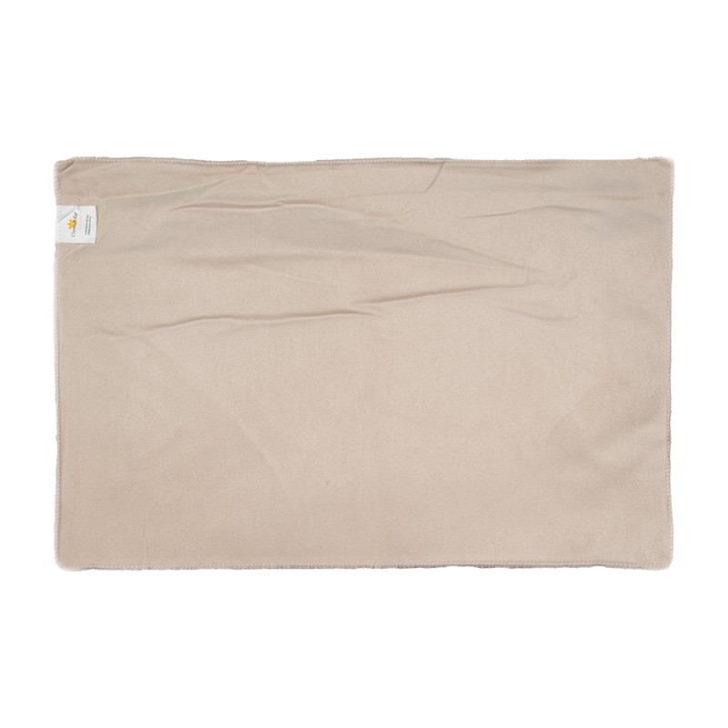 Clayre & Eef Badematte 40x60x2 cm Beige Polyester