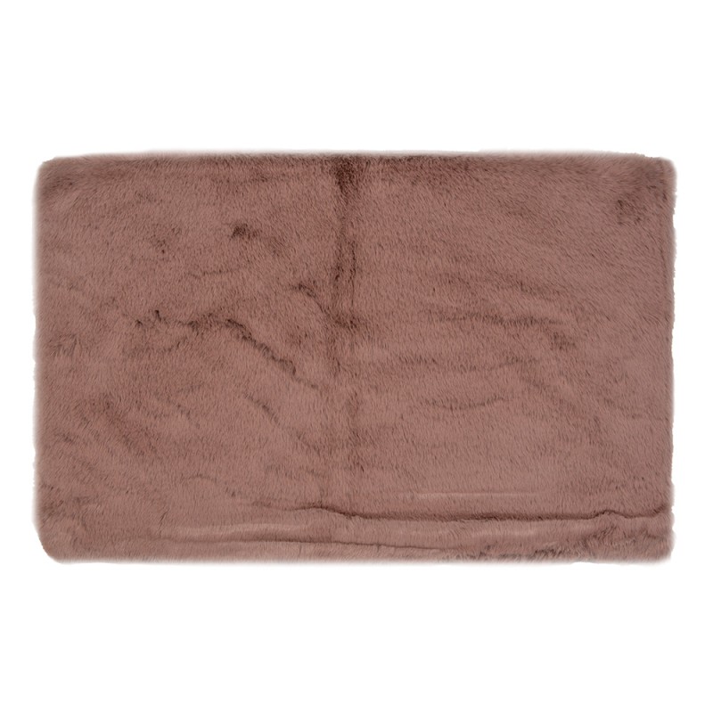 Clayre & Eef Bath Mat 40x60x2 cm Pink Polyester