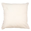 Clayre & Eef Housse de coussin 45x45 cm Blanc Rouge Polyester Carré Noël