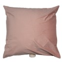 Clayre & Eef Cushion Cover 45x45 cm Pink White Polyester Square Rabbit