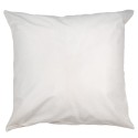 Clayre & Eef Housse de coussin 45x45 cm Blanc Rouge Polyester Carré Rennes