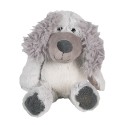 Clayre & Eef Stuffed toy Dog 32 cm Grey Plush