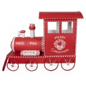 Clayre & Eef Décoration de Noël Train 310x65x136 cm Rouge Métal