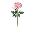 Clayre & Eef Kunstblume Rose Ø12x76 cm Rosa Kunststoff