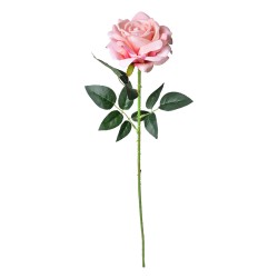 Clayre & Eef Fleur artificielle Rose Ø12x76 cm Rose Plastique