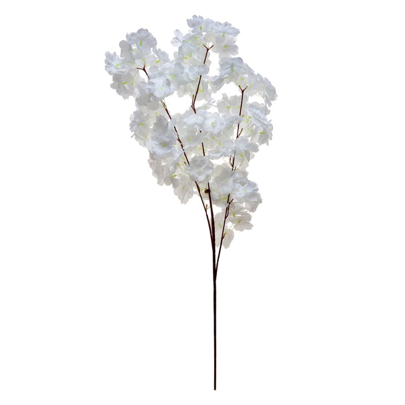 Clayre & Eef Artificial Flower 95 cm White Plastic