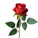 Clayre & Eef Artificial Flower Rose 52 cm Red Plastic