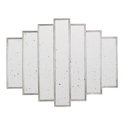 Clayre & Eef Mirror 80x100 cm Silver colored Glass